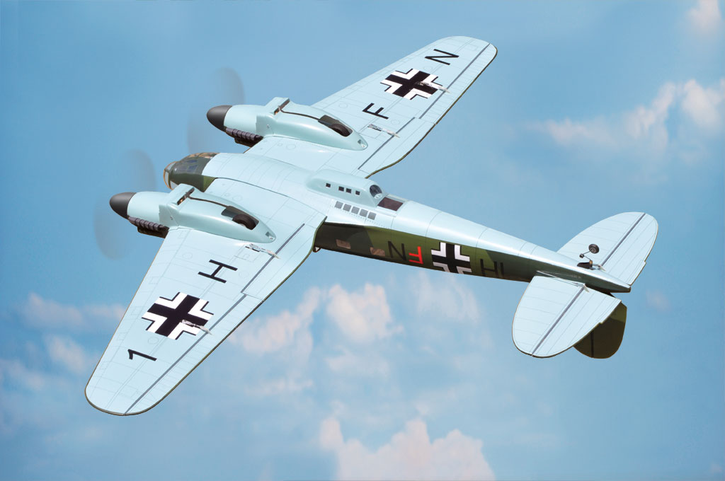 BH143-V2 - HEINKEL HE 111 1750mm(68.9") W/Electric retract - Image 3