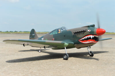 BH161 - P-40C Tomahawk 2276mm (89.5") 50-60cc gas/ Electric retract