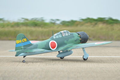 BH171-V2 - A6M ZERO 1720 mm (67.72") 15cc ARF W/Electric retract