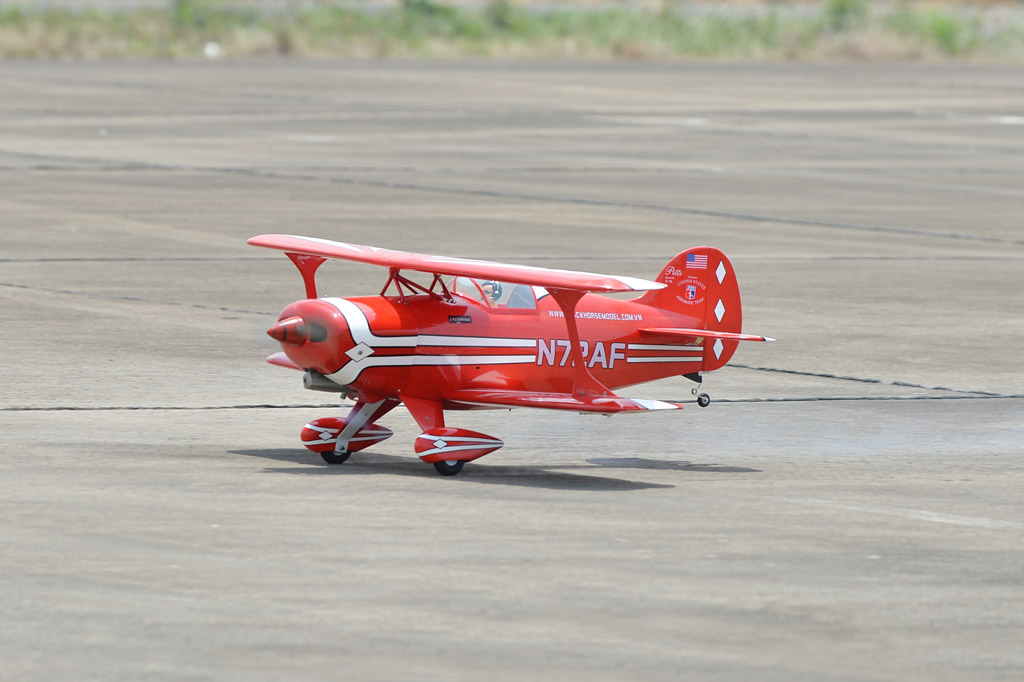 BH85 - PITTS 1500mm (59.06") size 20cc gas ARF - Image 3
