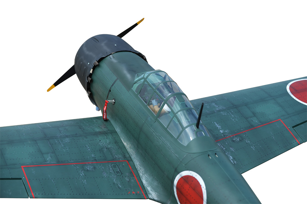 BH180 - Mitsubishi A6M ZERO 2385mm 94” 50-60cc ARF W/Electric Retract - Image 6