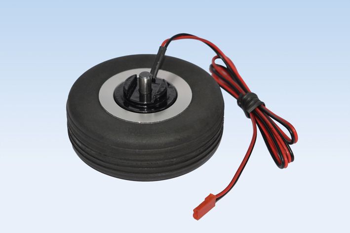 Rubber Wheel with Brake 75mm - Image 2