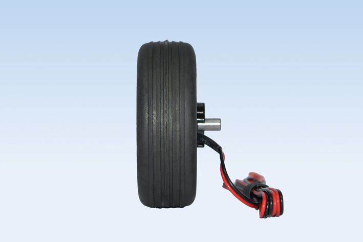 Rubber Wheel with Brake 75mm - Image 3