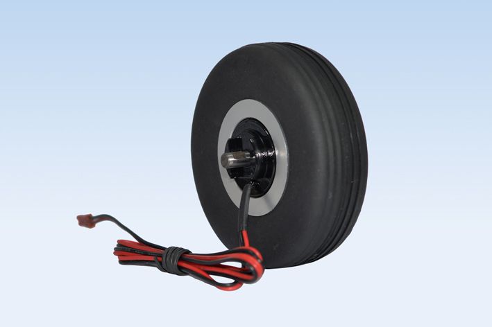 Rubber Wheel with Brake 85mm - Image 2